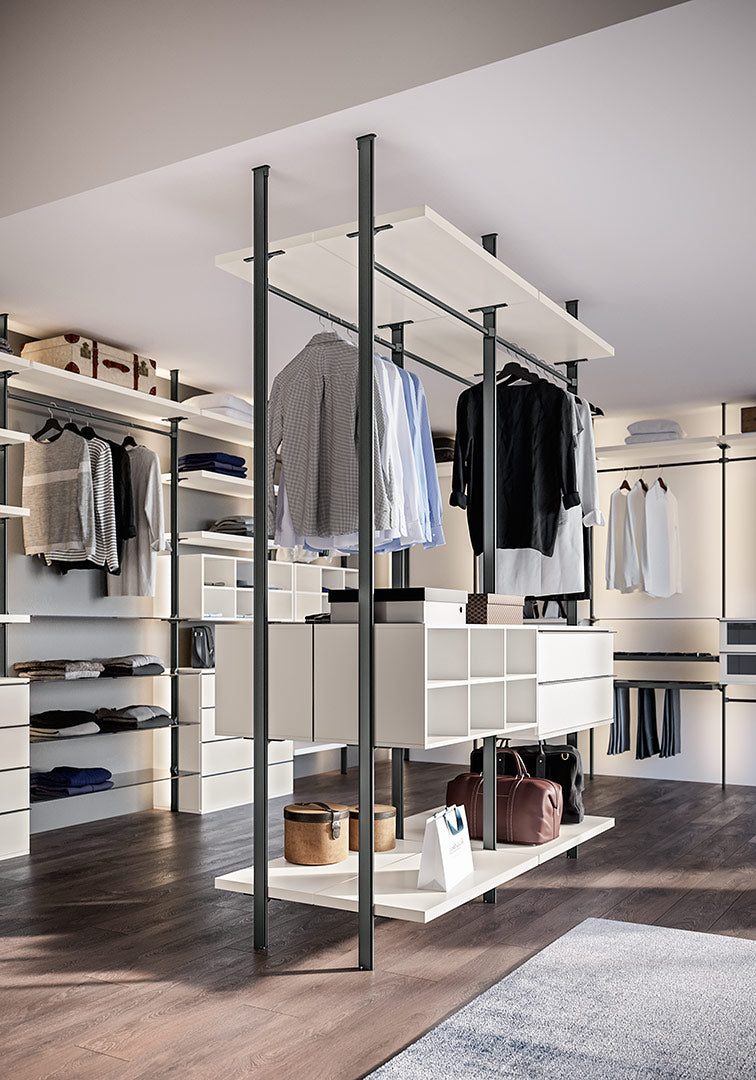 Cabine armadio a soffitto