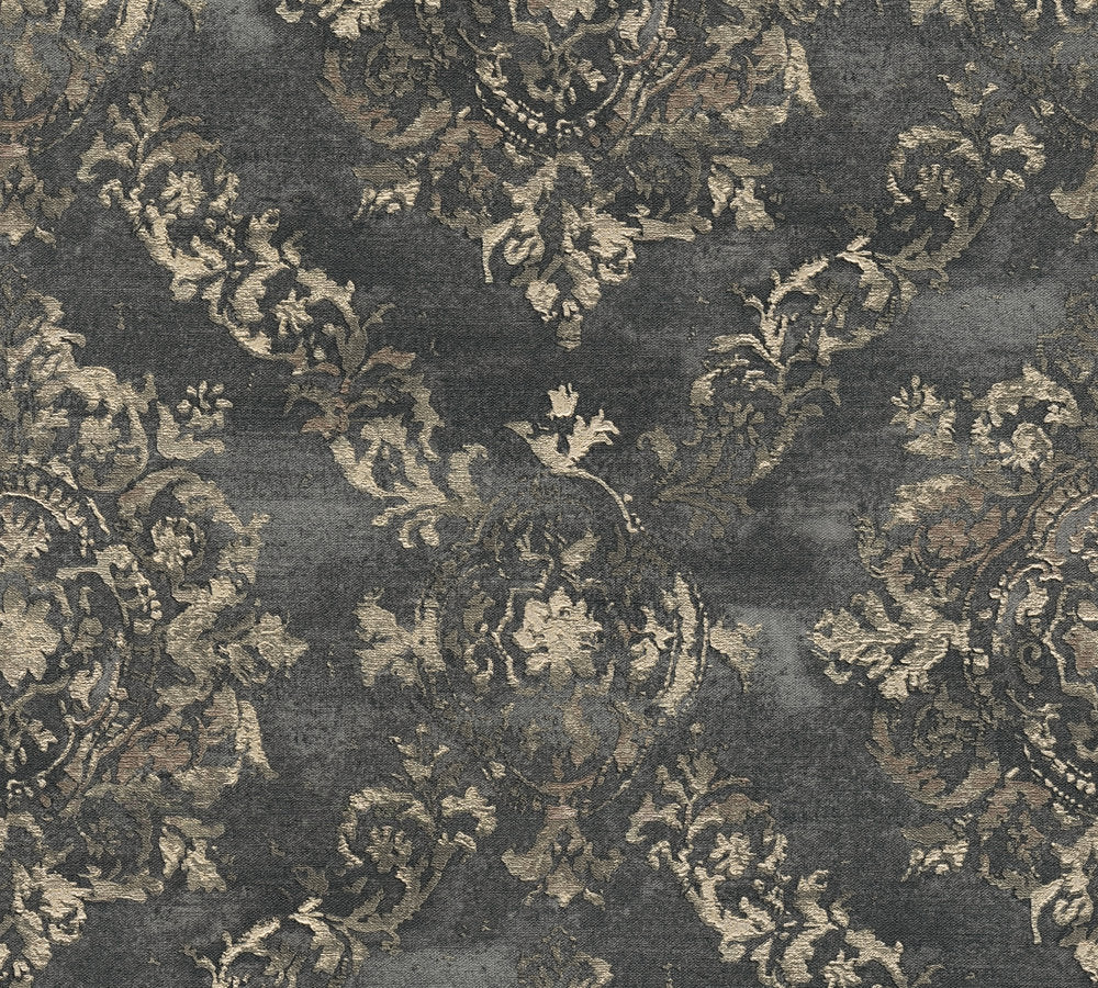 Carta da parati collezione Classic black gold
