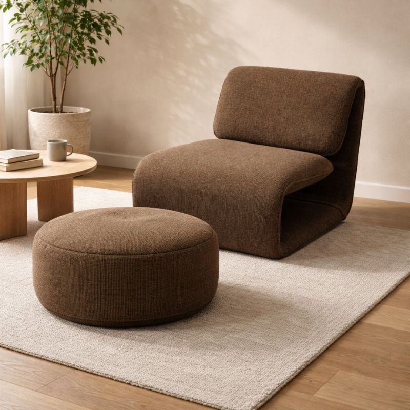 Poltrona Jaco con pouf