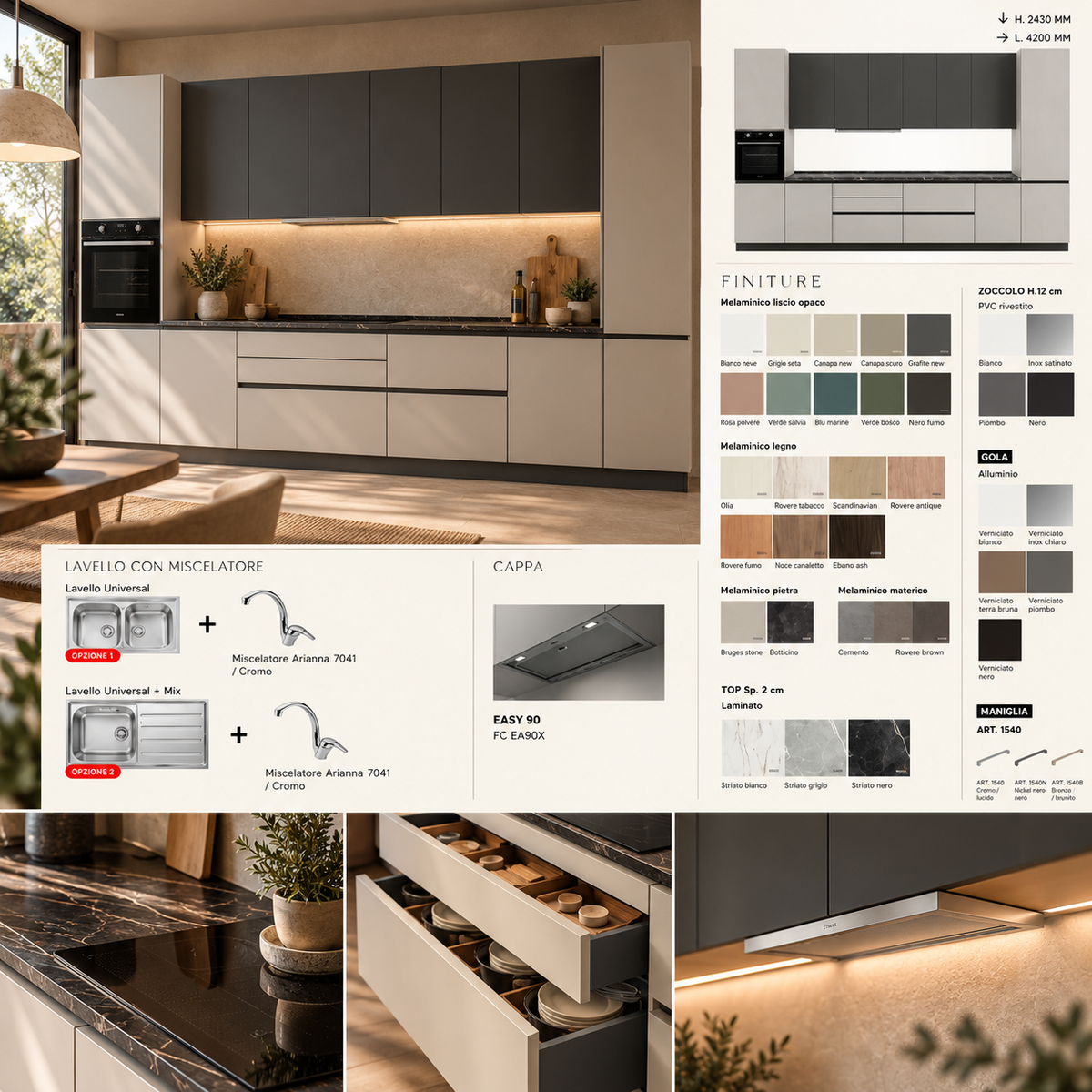 Cucina Vega Select 420 cm