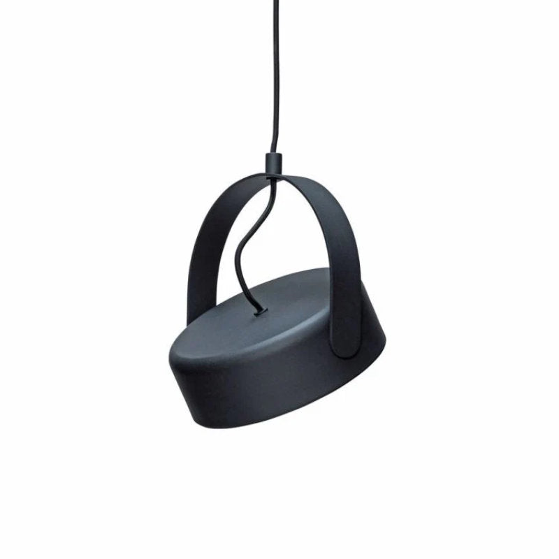 Lampadario retro nero