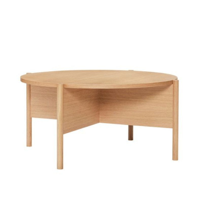 Tavolino in rovere con venature naturali